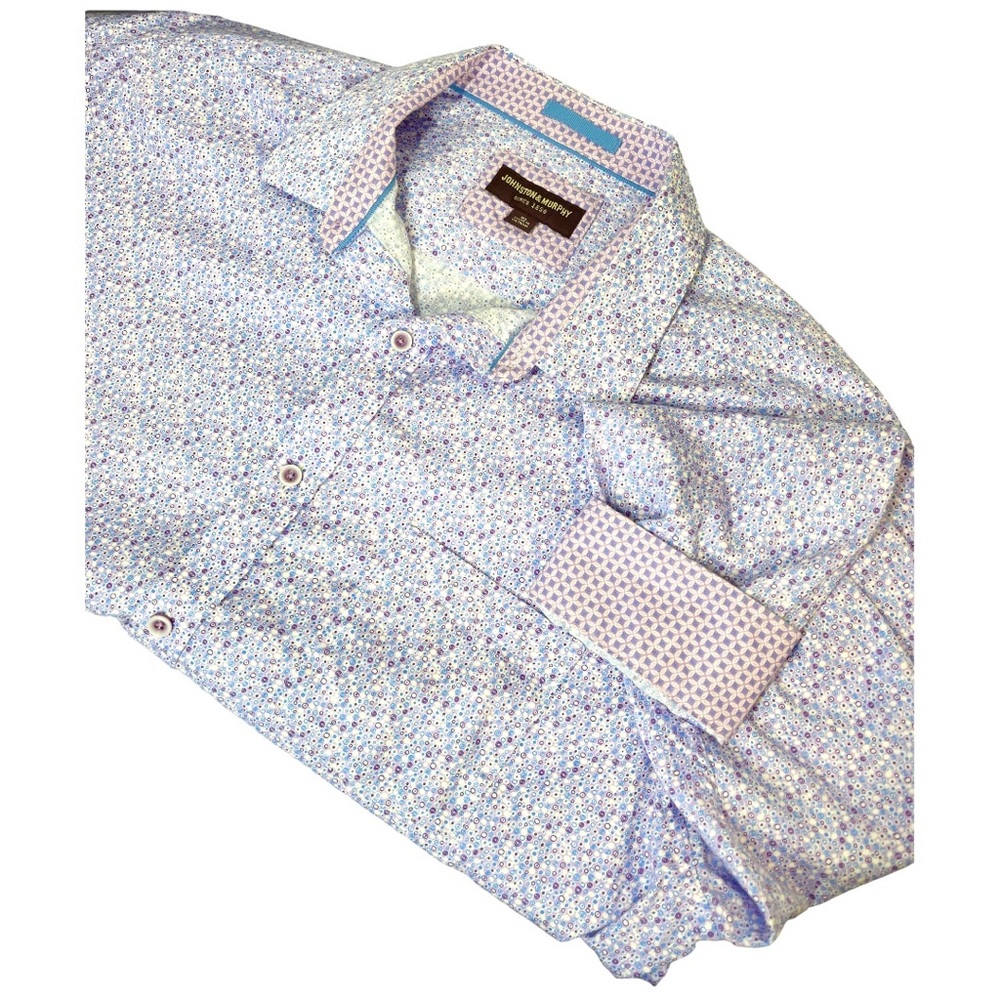 COPY - Johnston & Murphy men’s size XL multicolored long sleeve button down dre…
